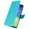 Bookstyle Wallet Taske Etui til Samsung S10 Plus Green