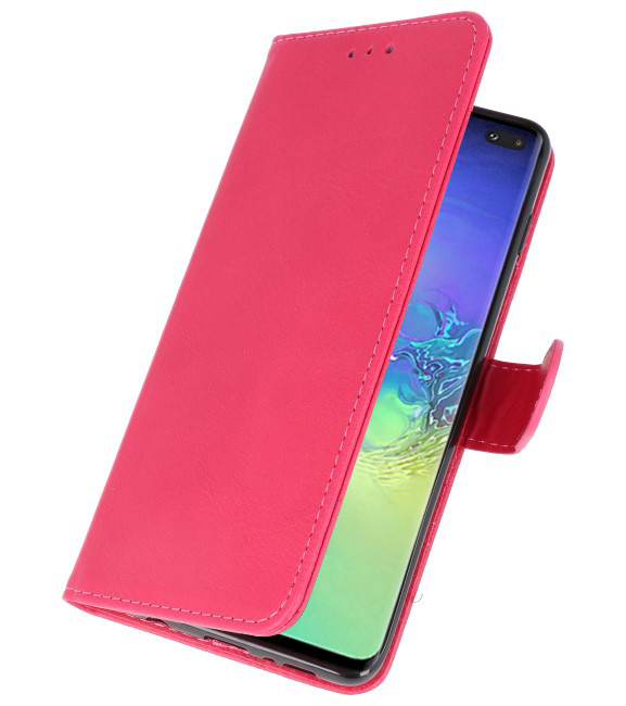 Bookstyle Wallet Cases Hoesje voor Samsung S10 Plus Roze