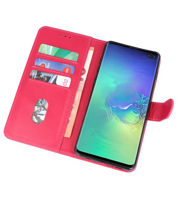 Custodia a portafoglio per Custodia per Samsung S10 Plus Pink