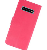 Bookstyle Wallet Cases Hoesje voor Samsung S10 Plus Roze