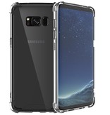 Shockproof transparent TPU case for Galaxy S8 Plus with packaging