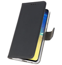 Wallet Cases Hülle für Samsung Galaxy S10e Schwarz