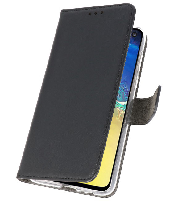 Wallet Cases Hülle für Samsung Galaxy S10e Schwarz