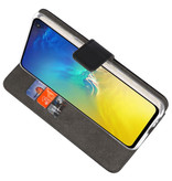 Wallet Cases Hülle für Samsung Galaxy S10e Schwarz