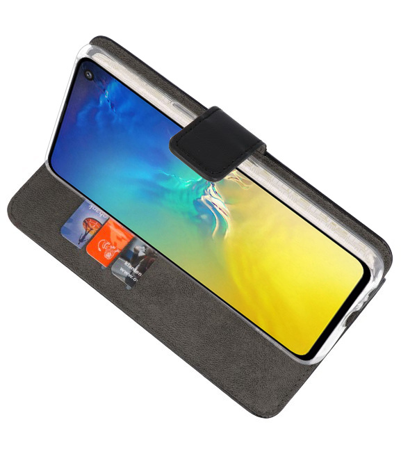 Wallet Cases Hoesje voor Samsung Galaxy S10e Zwart