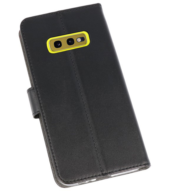 Wallet Cases Hülle für Samsung Galaxy S10e Schwarz