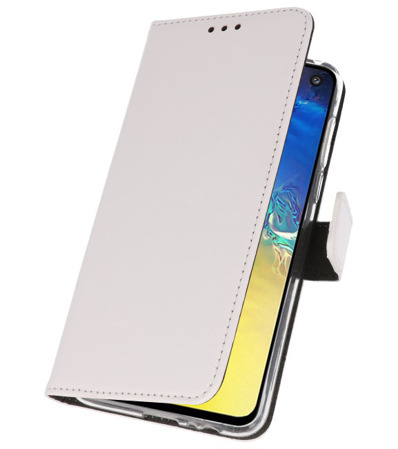 Etuis portefeuille Etui pour Samsung Galaxy S10e Blanc