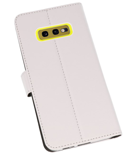 Wallet Cases Tasche für Samsung Galaxy S10e Weiß