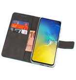 Wallet Cases Hoesje voor Samsung Galaxy S10e Blauw