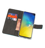 Wallet Cases Hoesje voor Samsung Galaxy S10e Blauw