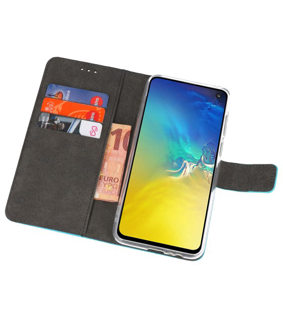 Wallet Cases Hülle für Samsung Galaxy S10e Blue