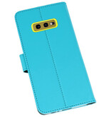 Funda Cartera Funda para Samsung Galaxy S10e Azul