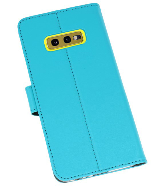 Etuis portefeuille Etui pour Samsung Galaxy S10e Bleu