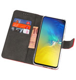 Etuis portefeuille Etui pour Samsung Galaxy S10e Rouge