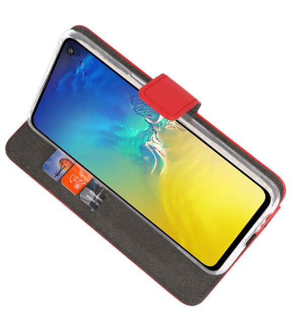 Etuis portefeuille Etui pour Samsung Galaxy S10e Rouge