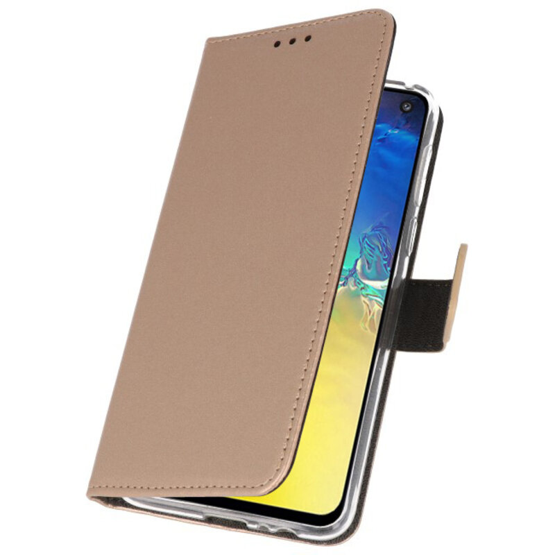 Custodia a Portafoglio per Samsung Galaxy S10e Gold
