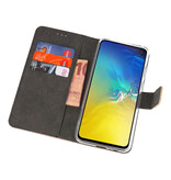 Casos de billetera para Samsung Galaxy S10e Gold