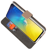 Etuis portefeuille Etui pour Samsung Galaxy S10e Gold