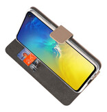 Etuis portefeuille Etui pour Samsung Galaxy S10e Gold