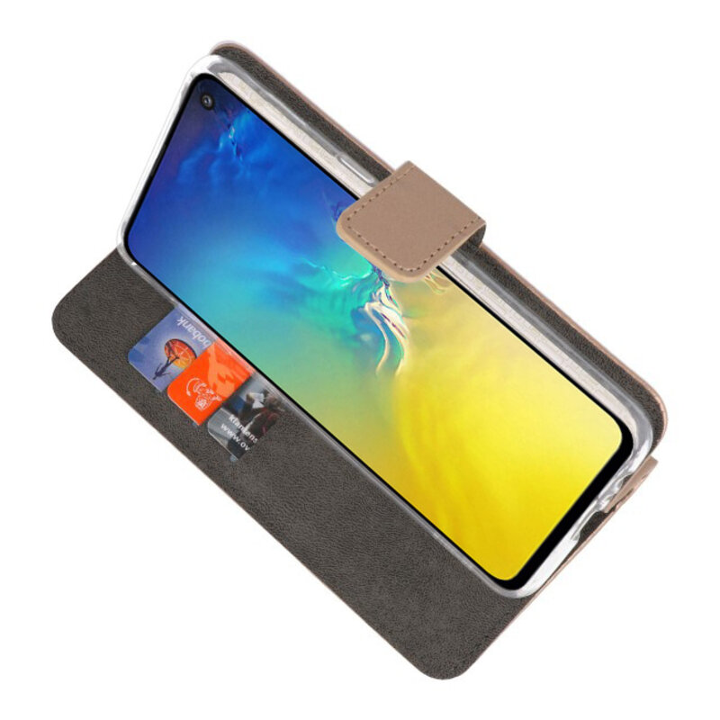 Custodia a Portafoglio per Samsung Galaxy S10e Gold