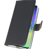 Wallet Cases Hoesje voor Samsung Galaxy S10 Plus Zwart