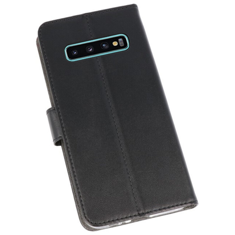 Funda Cartera Funda para Samsung Galaxy S10 Plus Negro