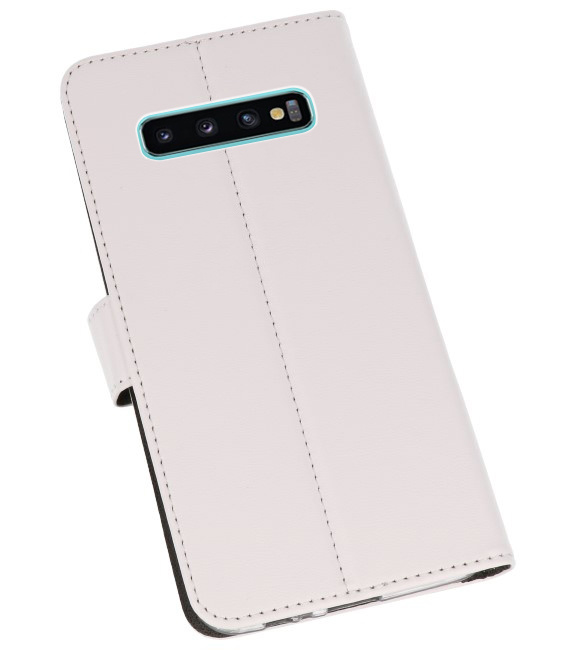 Custodia a Portafoglio per Samsung Galaxy S10 Plus Bianco