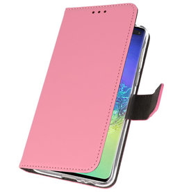 Etuis portefeuille Etui pour Samsung Galaxy S10 Plus Rose