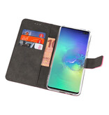 Funda Cartera Funda para Samsung Galaxy S10 Plus Rosa