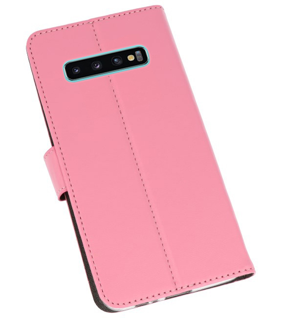 Custodia a Portafoglio per Samsung Galaxy S10 Plus Rosa