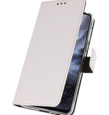 Funda Cartera Funda para Samsung Galaxy A8s Blanco