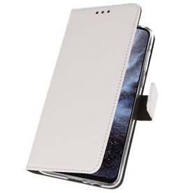 Funda Cartera Funda para Samsung Galaxy A8s Blanco