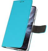 Funda Cartera Funda para Samsung Galaxy A8s Azul