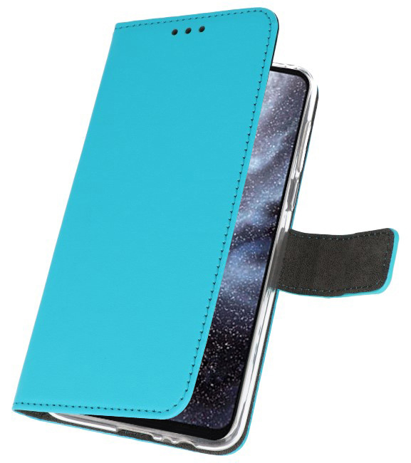 Wallet Cases Hoesje voor Samsung Galaxy A8s Blauw