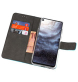 Wallet Cases Hoesje voor Samsung Galaxy A8s Blauw