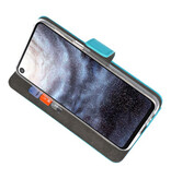 Etuis portefeuille Etui pour Samsung Galaxy A8s Bleu