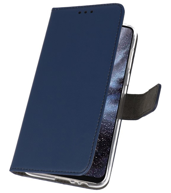 Etuis portefeuille Etui pour Samsung Galaxy A8s Navy