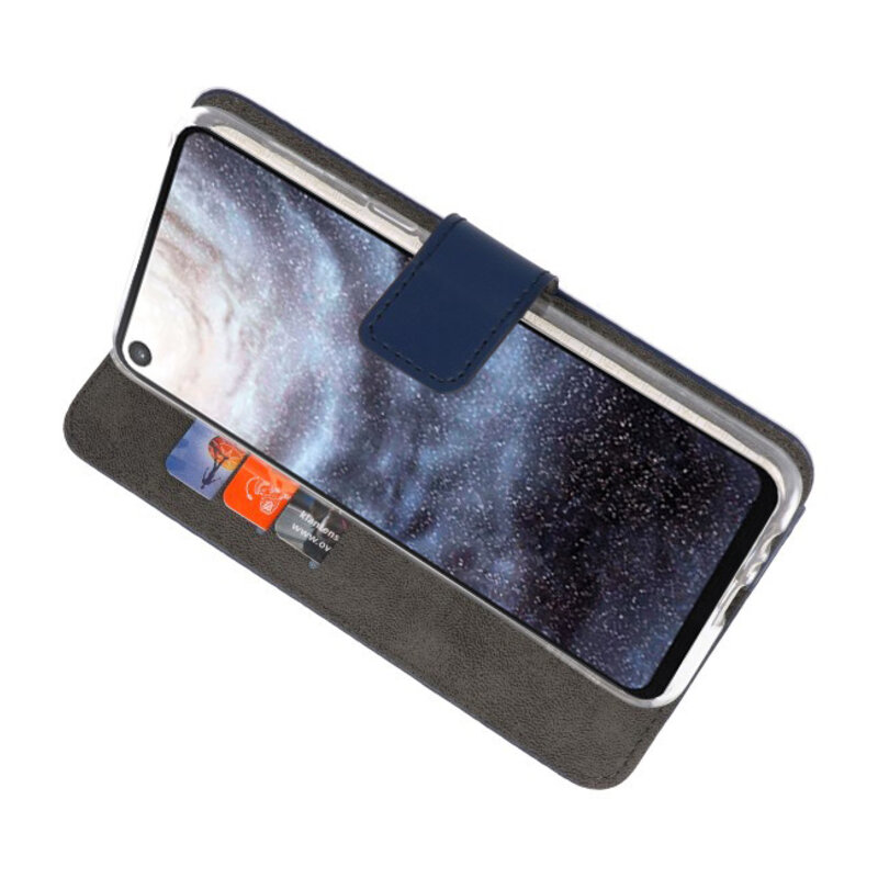 Veske Tasker Etui til Samsung Galaxy A8s Navy