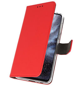 Etuis portefeuille pour Samsung Galaxy A8s Red