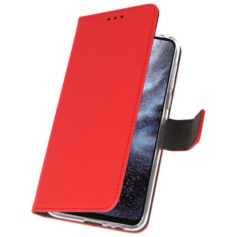 Veske Tasker Etui til Samsung Galaxy A8s Rød