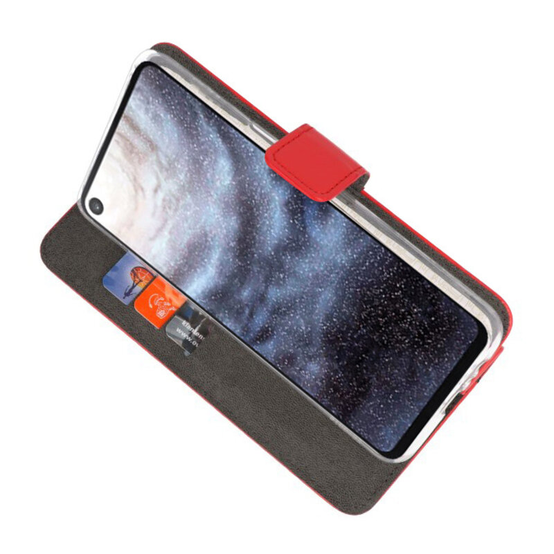 Veske Tasker Etui til Samsung Galaxy A8s Rød