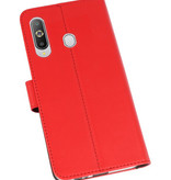 Custodia a Portafoglio per Samsung Galaxy A8s Rosso