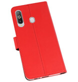 Veske Tasker Etui til Samsung Galaxy A8s Rød
