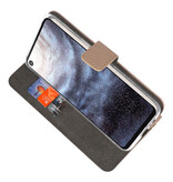Casos de billetera para Samsung Galaxy A8s Gold