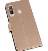 Wallet Cases Hülle für Samsung Galaxy A8s Gold