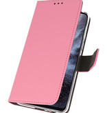 Wallet Cases Hoesje voor Samsung Galaxy A8s Roze