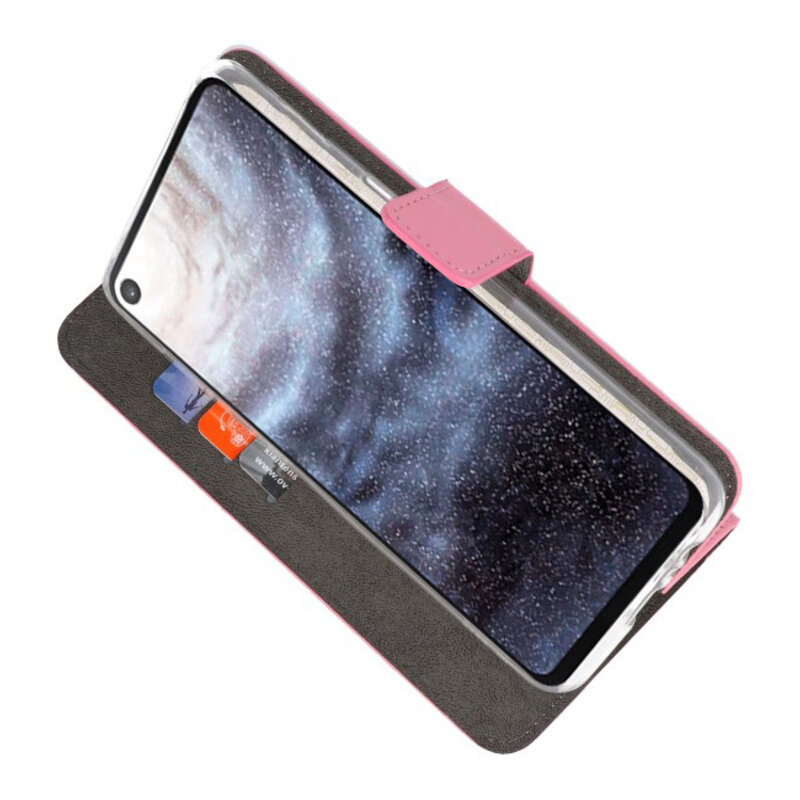 Custodia a Portafoglio per Samsung Galaxy A8s Rosa