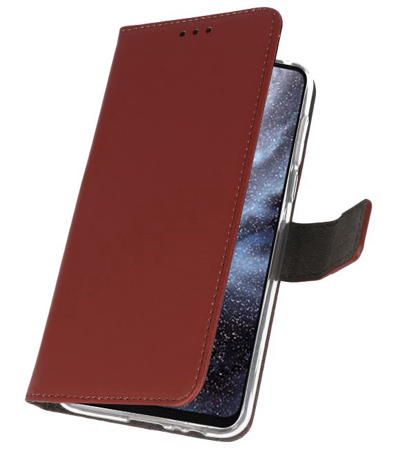 Etuis portefeuille Etui pour Samsung Galaxy A8s Brown