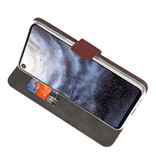 Funda Cartera Funda para Samsung Galaxy A8s Marrón