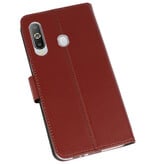 Etuis portefeuille Etui pour Samsung Galaxy A8s Brown